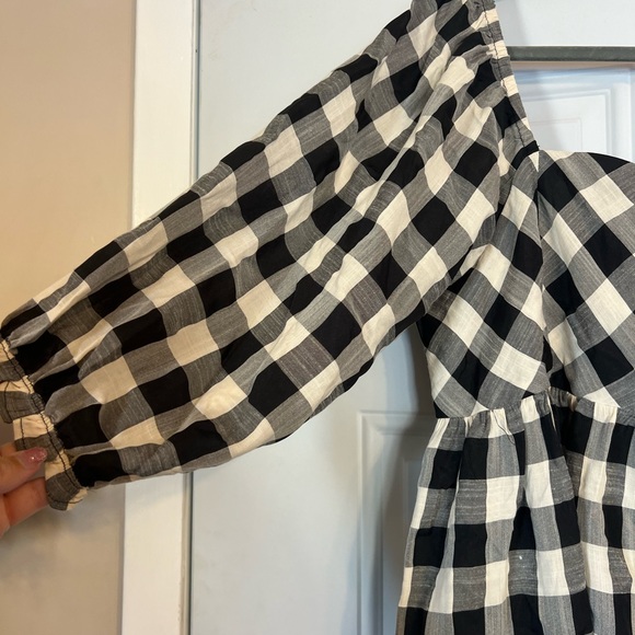Adorable In harmony gingham Square neck, baby doll dress. Size XL - Picture 5 of 8